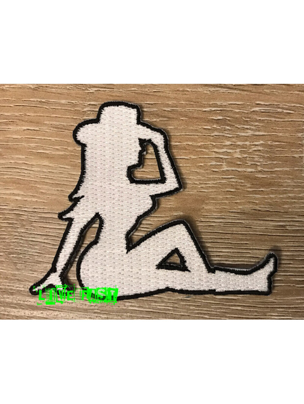 SEXY COW GIRL TRUCKER GIRL MUD FLAP GIRL PATCH IRON ON RETRO VINTAGE AMERICANA
